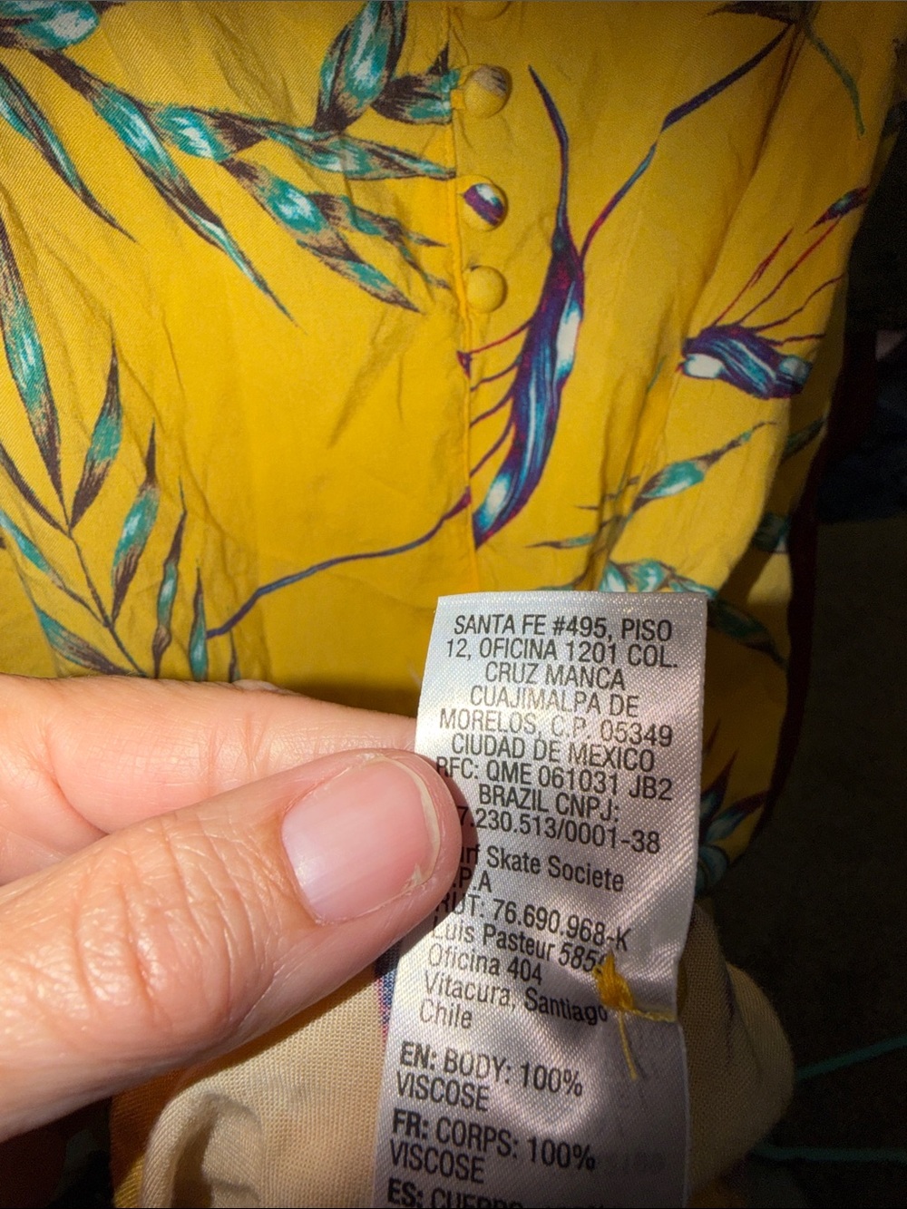 Roxy Yellow Floral Print Strappy Romper - Picture 5 of 6
